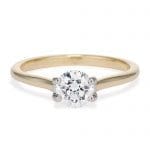 yellow gold viisi engagement ring 010549 yellow gold viisi engagement ring 010549 from The Brown Goldsmiths Signature Ring Collection